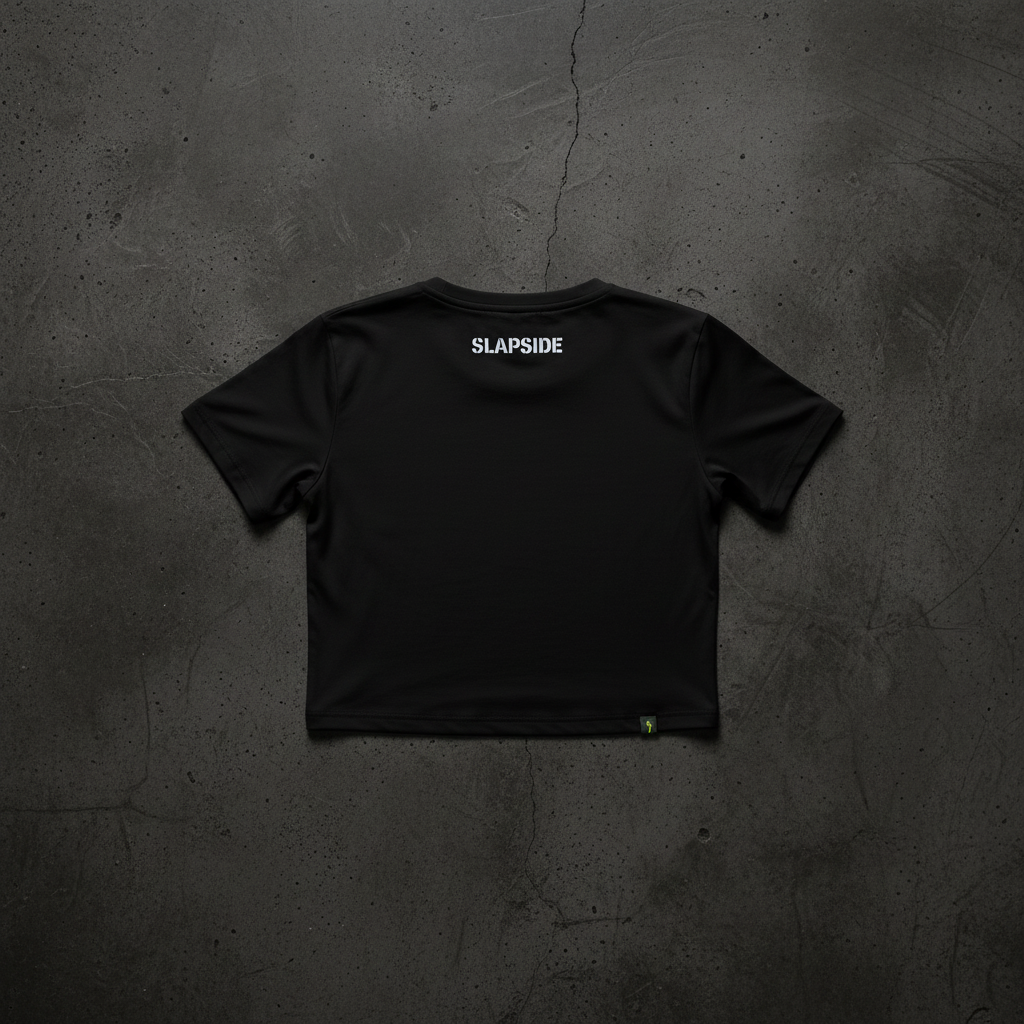 court shirt crop back