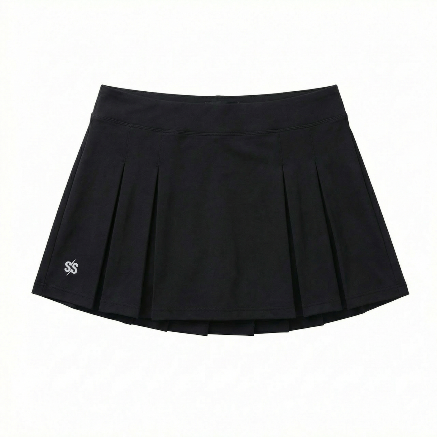 pleated skort front