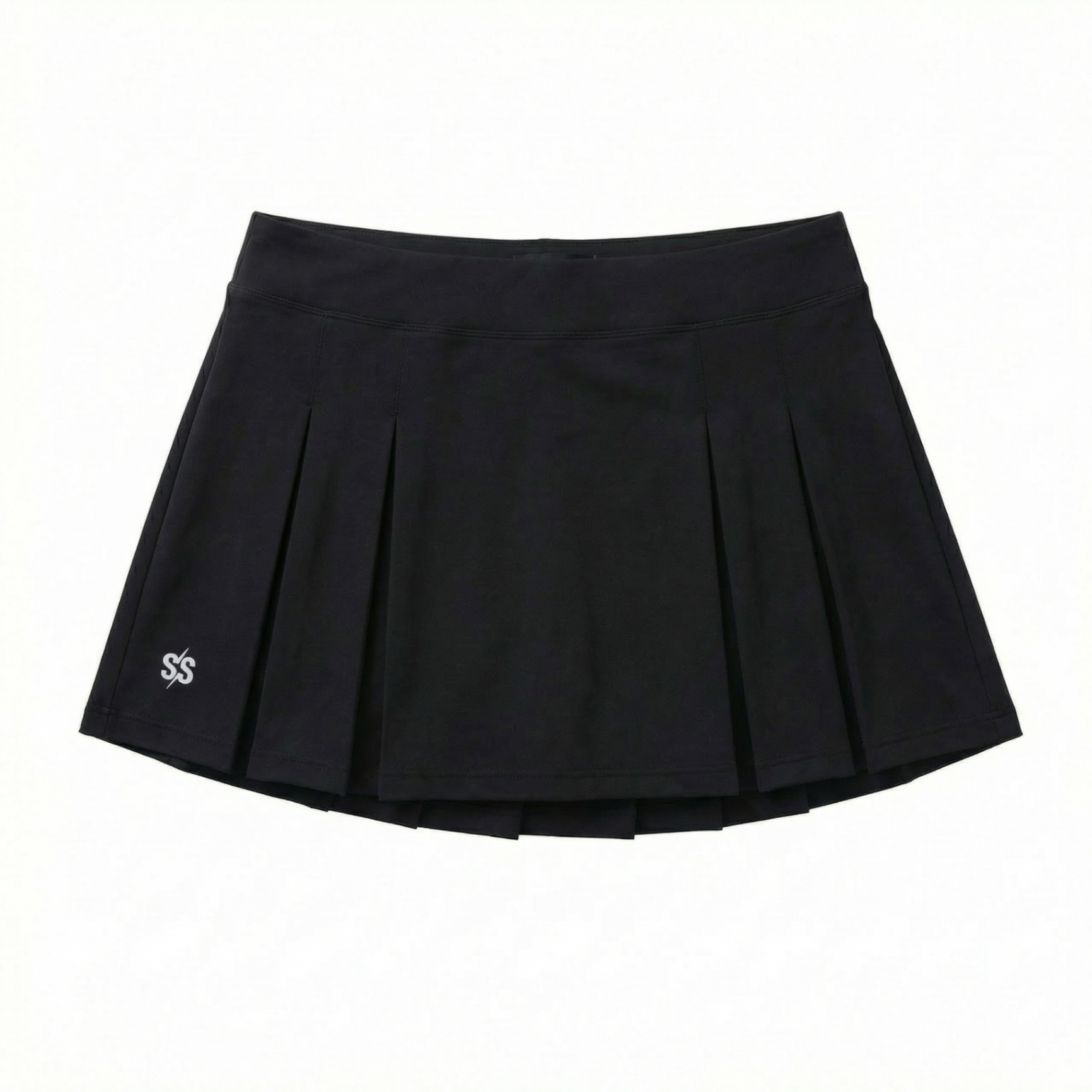 pleated skort front