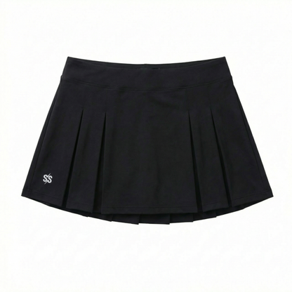 pleated skort front
